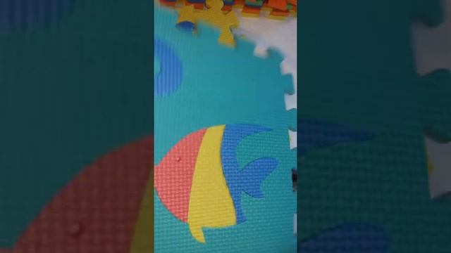 Обзор Коврика-пазла из Fix-price. Развивашка для детей. смотреть онлайн