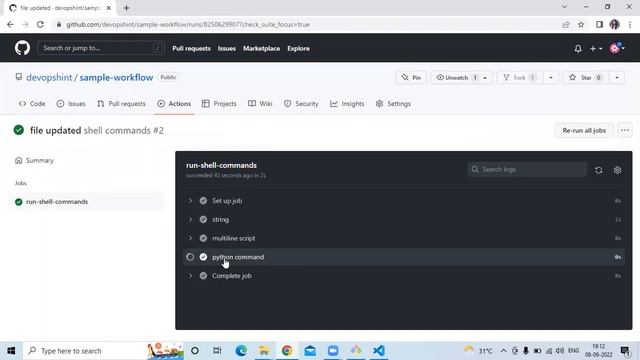 Using Different Shell in GitHub Actions | Running Inline Shell and Checkout code with GitHub Action смотреть онлайн