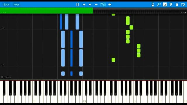 LEGO NINJAGO - The Temporal Whip by The Fold | Synthesia Piano Tutorial смотреть онлайн