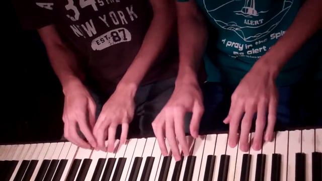 Tetris Theme- (Piano Cover Duet) смотреть онлайн