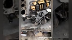 ремонт впускного коллектора мерседес 272 мотор.