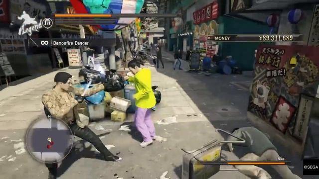 Yakuza 0 - All fighting styles смотреть онлайн