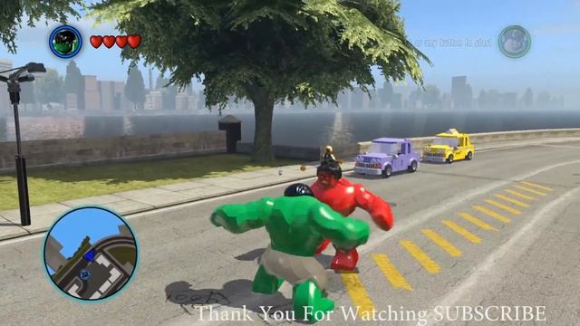 Blue Hulk Vs Blob Vs Hulk (Transformation) Vs Red Hulk - Lego Marvel Super Heroes Game смотреть онлайн