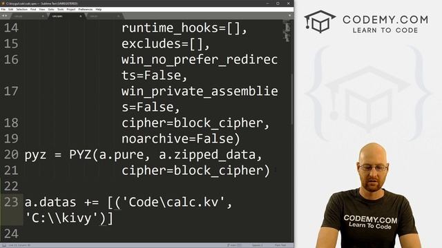 Standalone Python EXE Executable - Python Kivy GUI Tutorial 20