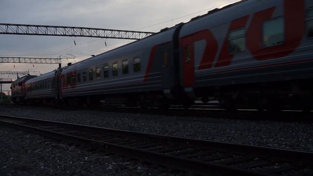 Тепловоз ТЭП70БС-188 с поездом "Калина красная" смотреть онлайн
