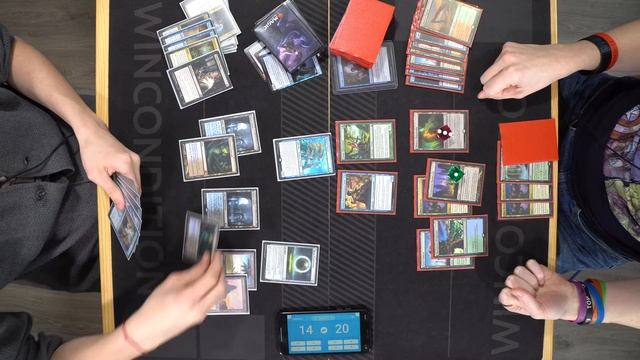 MTG версус Пионер Inverter vs Lotus Breach Magic: The Gathering WinCondition pioneer versus смотреть онлайн