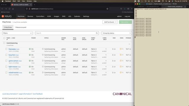 Provision KVM VMs with MaaS API and Python смотреть онлайн