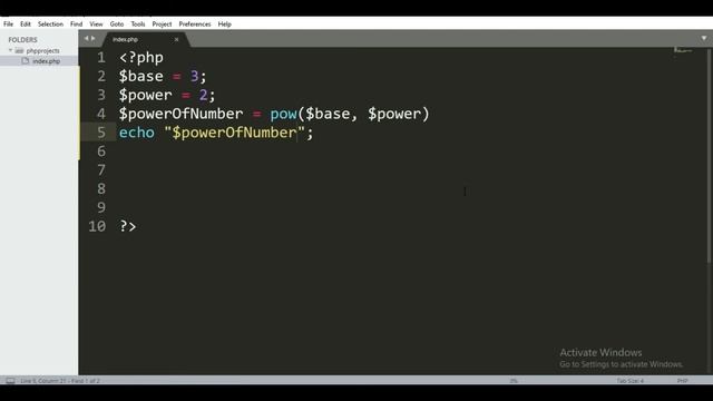 How to find the power of any number Using PHP || WebTech programming hub смотреть онлайн