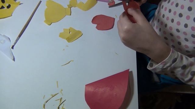 Валентинка своими руками в школу 1 класс. Мишка + Сердечко смотреть онлайн