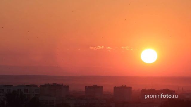 Восход солнца, Самара, 16.07.2016, 04:51 смотреть онлайн