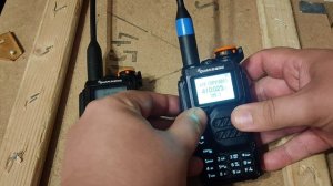 Передача данных между радиостанциями QuanSheng UV-K5. Програмирование без ПК.