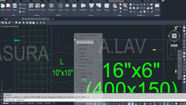 Trazar Collections (HVAC Insert Diffusers Demonstration) - AutoCAD 2016-2024 | AutoCAD LT 2024 Base смотреть онлайн