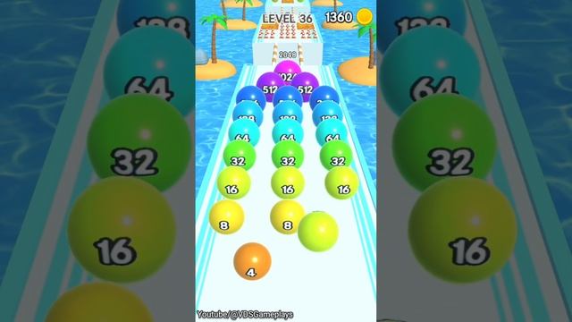 2048 Runner Balls Ball Run Game Levels (31-40) Android iOS Gameplay смотреть онлайн