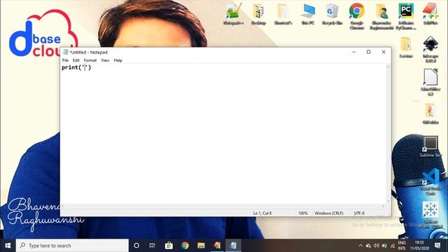 Python First Program смотреть онлайн