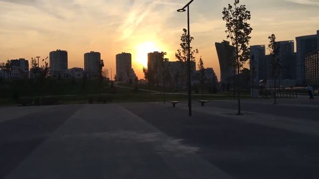 Новый парк Ходынское поле открылся на севере Москвы (Сентябрь 2018) смотреть онлайн