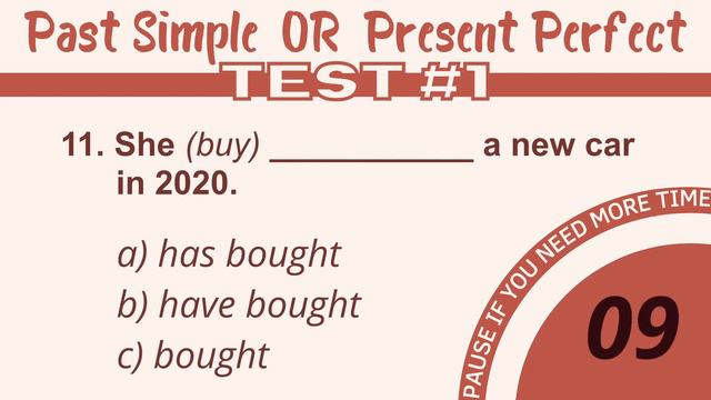 Past Simple or Present Perfect? | English Grammar Test смотреть онлайн