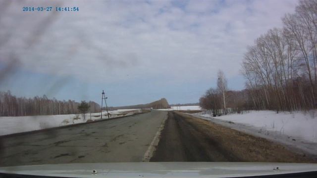 Трасса Барнаул - Заринск в идеале. едем по обочине смотреть онлайн