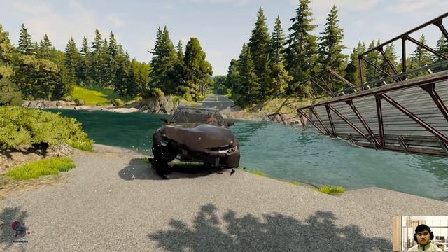 BeamNG BB #352 Car vs Truck Crashes vs Stair vs Giant Bulge Vs Speed Bumps vs Potholes vs Stair смотреть онлайн