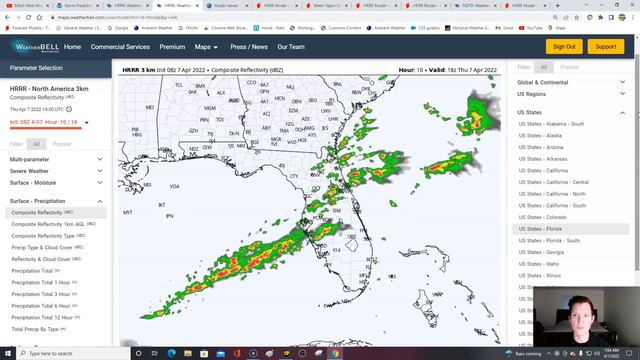 Thursday weather forecast! 4/7/22 Low pressure continues to cause weather issues смотреть онлайн