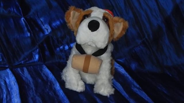 Singing St. Bernard 4- "Let it Snow." In work. Поющий сенбернар №4-"Пусть идет снег". В работе. смотреть онлайн