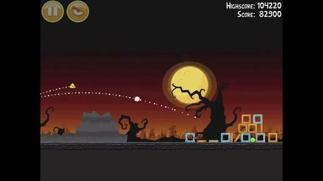 Angry Birds Seasons Trick or Treat 2-5 Halloween 2011 Walkthrough 3 Star смотреть онлайн