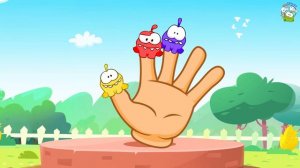 Five Little Fingers Song | Om Nom Finger Family | Nursery Rhymes and Baby Songs for Children