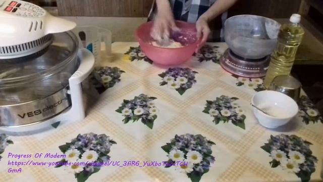 Как приготовить домашний хлеб в аэрогриле. How to cook homemade bread in aerogrill. смотреть онлайн