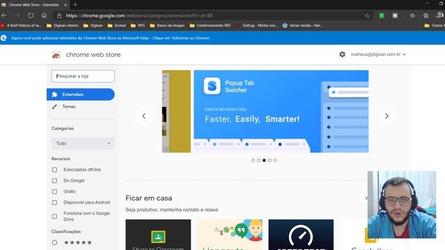COMO USAR EXTENSÕES DO CHROME NO NOVO MICROSOFT EDGE (Como instalar extensões no microsoft edge) смотреть онлайн