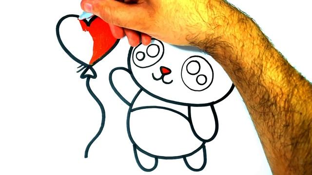 HOW TO DRAW A PANDA EASY STEP BY STEP - DRAWING A PANDA EASY смотреть онлайн