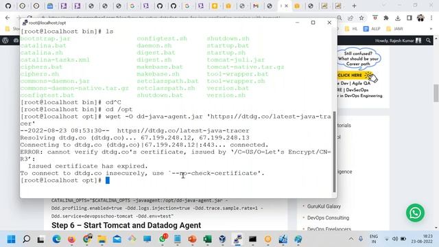 Datadog Tutorials APM Monitoring with Java and Tomcat смотреть онлайн