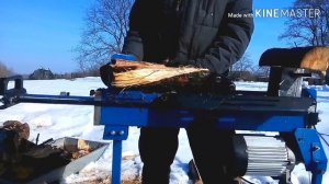 Дровокол гидравлический. Первый день испытаний.  #дровокол #дрова #дровоколгидравлический
