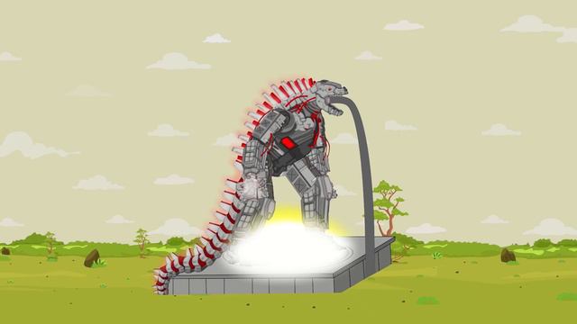 Baby Godzilla Vs Kong Of  Cat Troll Vs Gozilla Giant Robot Monster | Godzilla Animation Funny