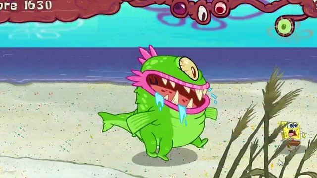 Игра Губка Боб остров монстров смотреть онлайн