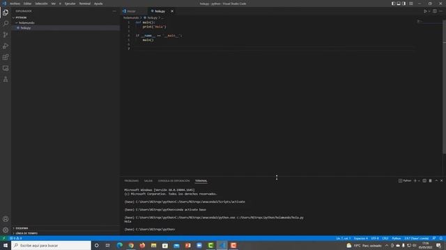 ? Tutorial Instalación y configuración Python + Visual Code + Anaconda. Ángel Aguinaga CIPSA смотреть онлайн