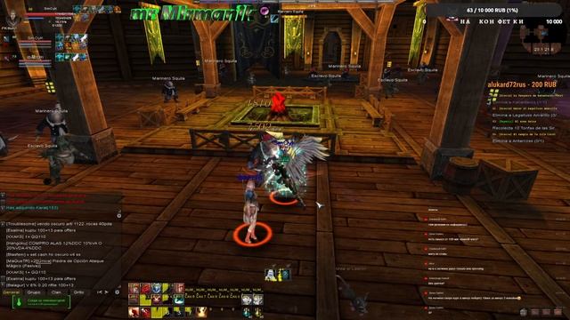 Karos Rosh без доната #5 exp x9, fleta & ench & pet x6 AND DROP X 5 смотреть онлайн