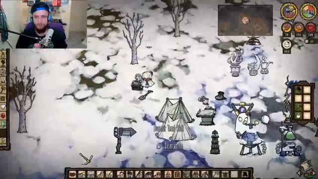 Eliminando o Deerclops e alguns tree guard, Don't Starve Together смотреть онлайн