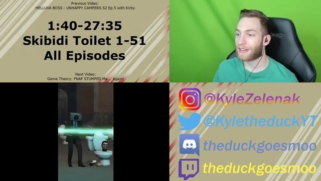 SKIBIDI TOILET CHANGED MY LIFE!!! Reacting to "Skibidi Toilet Episodes 1 - 50" смотреть онлайн