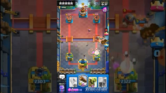 CLASH ROYALE VALK 3.0 CYCLE VS 2.8 HOG смотреть онлайн