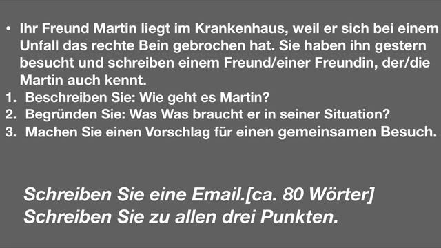 B1 GERMAN EMAIL SCHREIBEN | Email Writing B1 Level German| смотреть онлайн