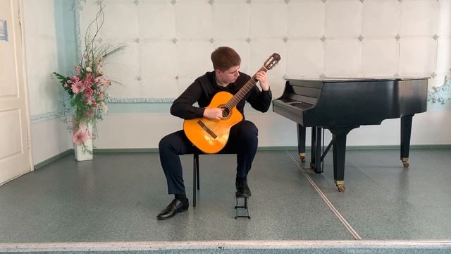 Алексей Мякшин - Roland Dyens "Tango en skai" смотреть онлайн