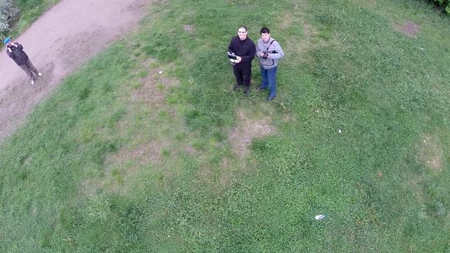 Первый полет.на квадрокоптере DJI Phantom 2 - Глюки повеса Zenmuse H3-3D смотреть онлайн