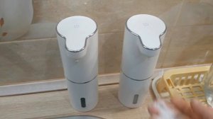 Сенсорный диспенсер для мыла с Aliexpress, с инфракрасным датчиком и аккумулятором. Круче чем Xiaom