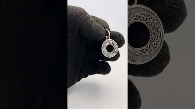 Кулон из серебра Солнце и Луна смотреть онлайн