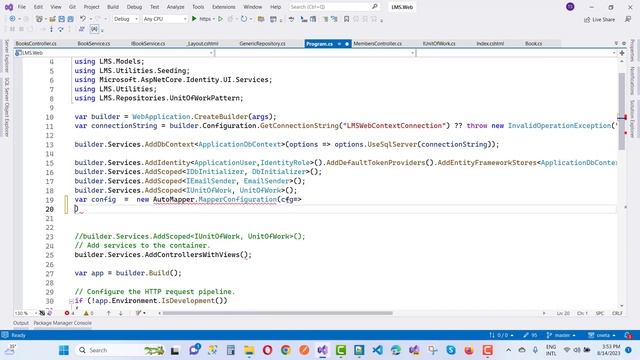 Library Management System In ASP.NET CORE and SQL Server | Real Time scratch project | Day-3 смотреть онлайн