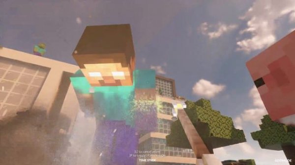 TVA Pruning Time Stick cancels MINECRAFT WORLD in TEARDOWN