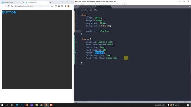 Gradient Border in CSS | How To Make a CSS Gradient Border смотреть онлайн