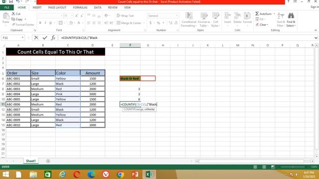 Uncover the SECRET to Counting Cells with Excel! | Count cells equal to this or that in excel смотреть онлайн