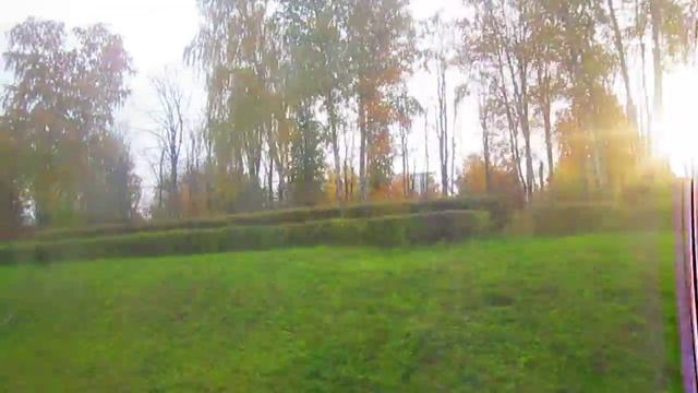 Мичуринец-Переделкино из окна Электрички. Киевское направление МЖД. 09.10.2014 смотреть онлайн