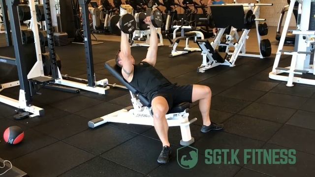 DB Incline Fly + DB Incline Press Superset смотреть онлайн