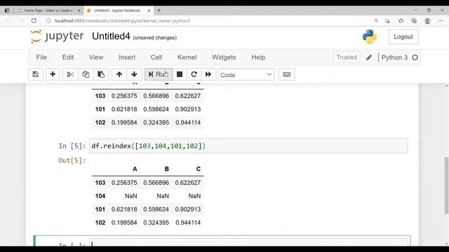 Reindexing in Python смотреть онлайн